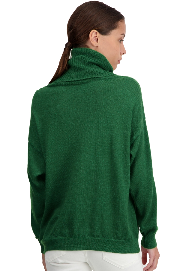 Baby Alpaca cashmere donna collo alto tanis green leaf 2xl